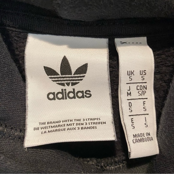 ADIDAS Hoody with kangaroo hand pocket with cool Adidas logo - Picture 6 of 6